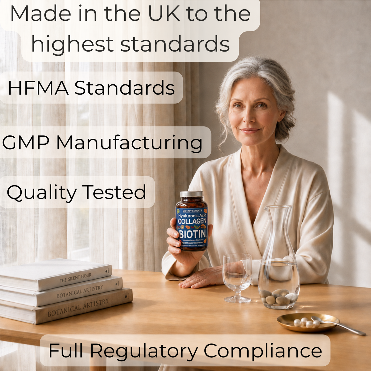 Marine Collagen, Hyaluronic Acid, Biotin, Vitamins, Minerals & Superfood - 35 Ingredients