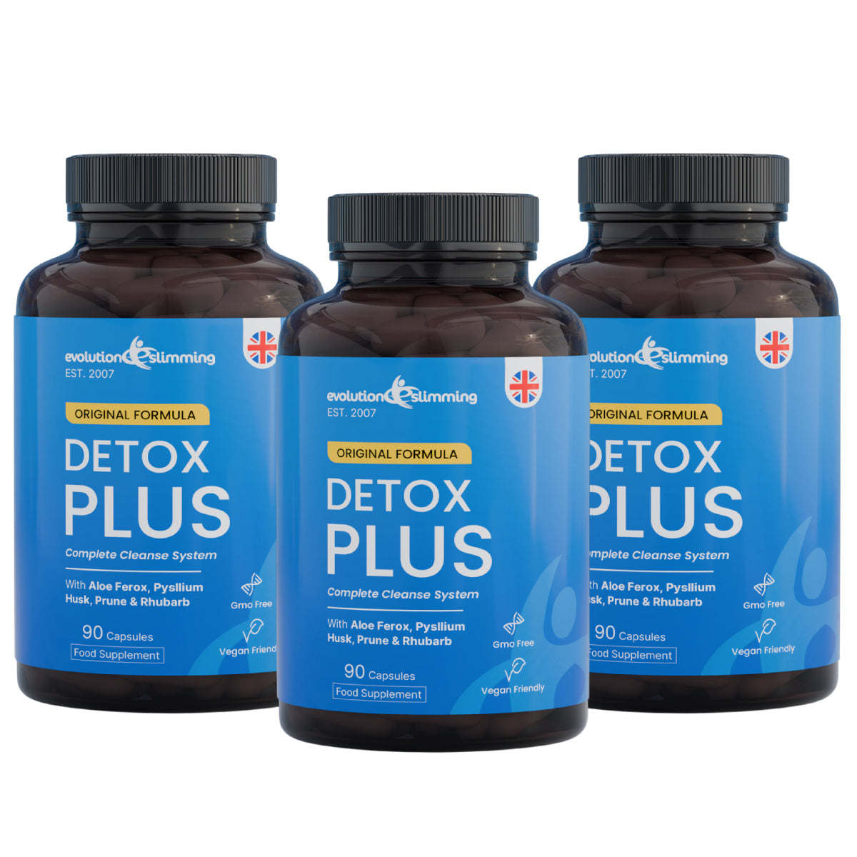 Detox Plus Triple Pack | Gut Detox & Digestive Support