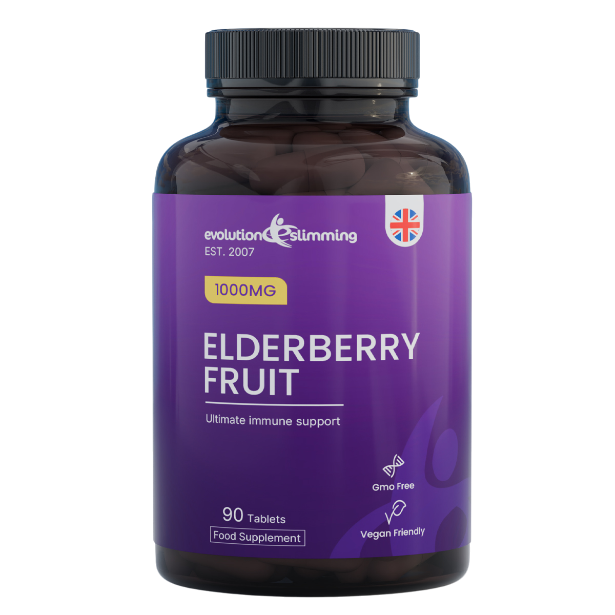Elderberry Extract 1000mg Tablets | Immune Wellness & Daily Support