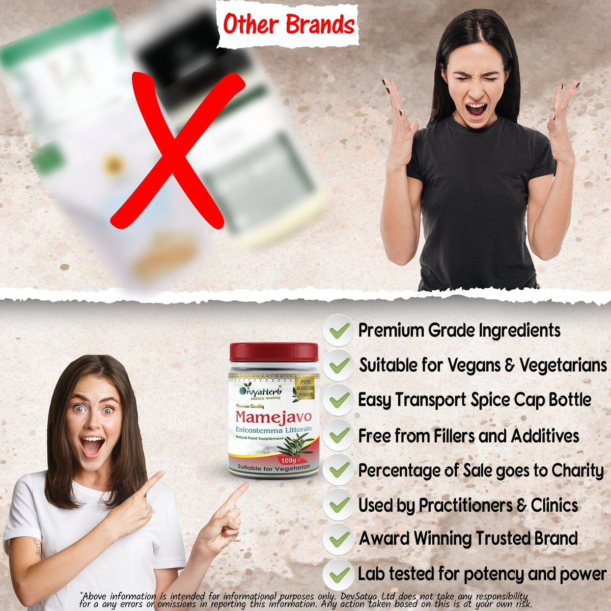 DivyaHerb Mamejavo Powder 100 gram - Daily Wellness Support
