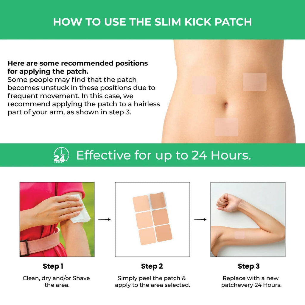 Slim Kick Weight Patch | 24-Hour Management & Weight Support