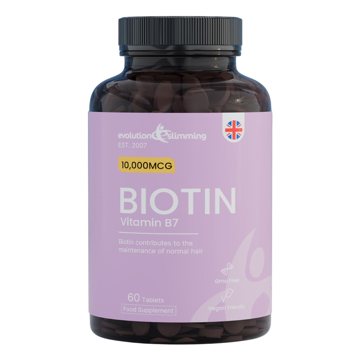 Biotin Max 10,000mcg Tablets | Hair Health & Skin Support