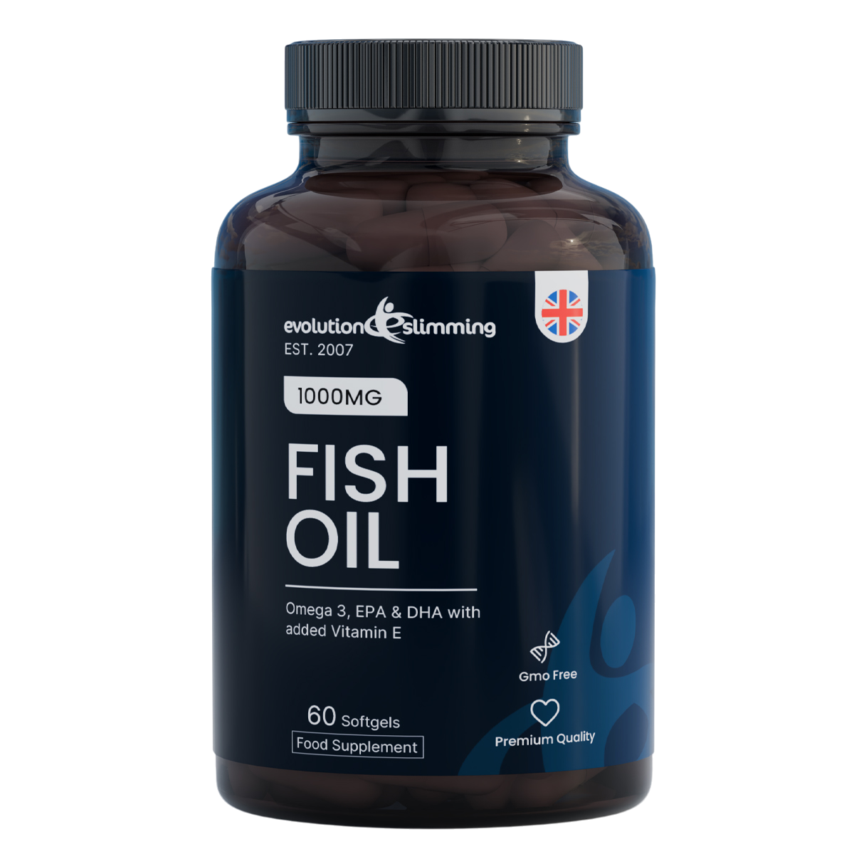 Omega 3 1000mg Capsules | Heart Brain & Vision Support