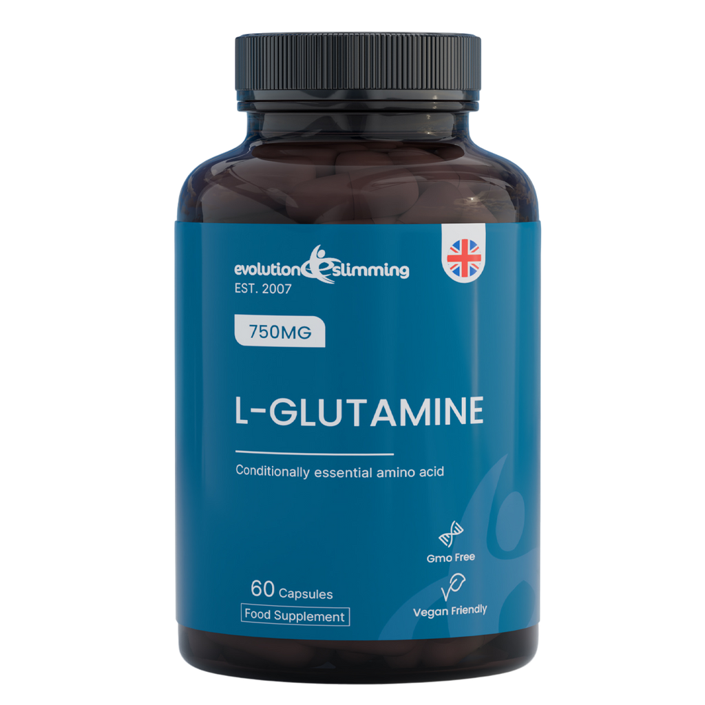 L-Glutamine 750mg Daily Capsules | Muscle Recovery & Gut Support