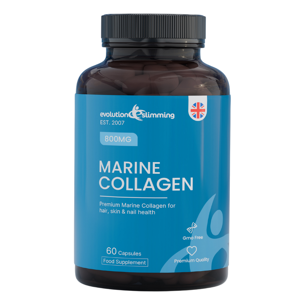 Marine Collagen 800mg Capsules | Skin Beauty & Hair Support