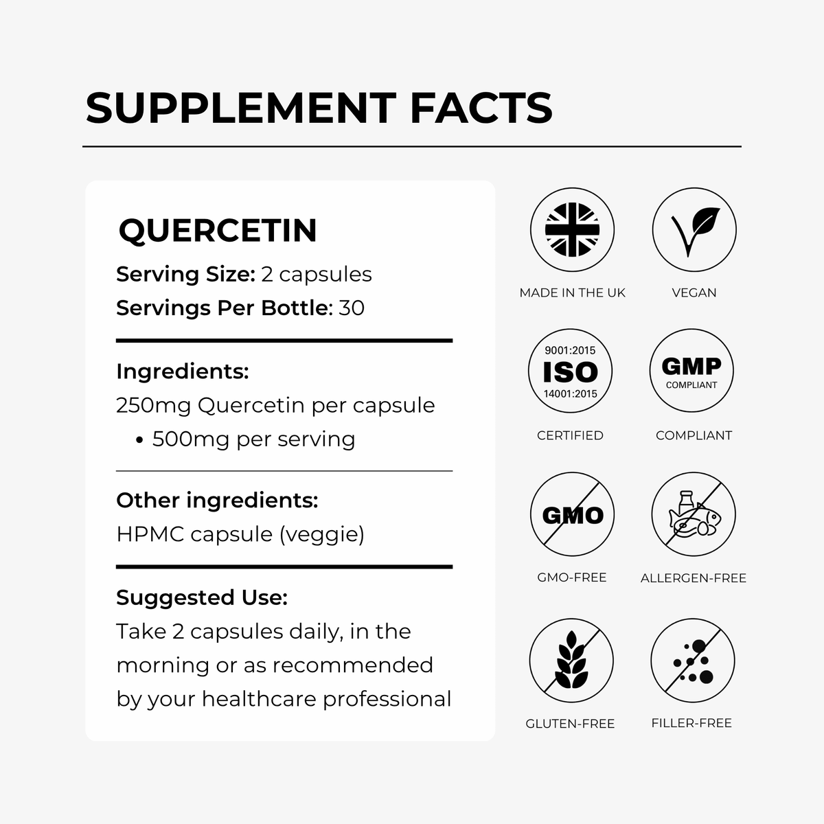 Quercetin 500mg