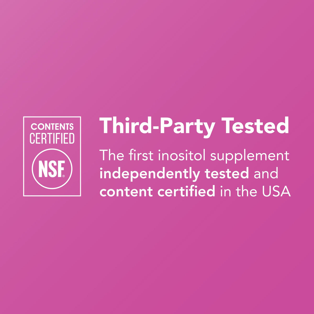Theralogix Ovasitol Inositol Powder Packets – 90-Day Supply, NSF Certified