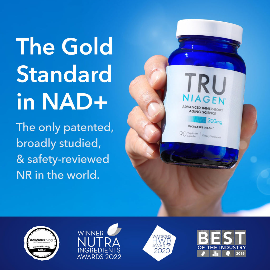 TRU NIAGEN NAD+ Supplement – 300 mg Niagen, 90 Servings