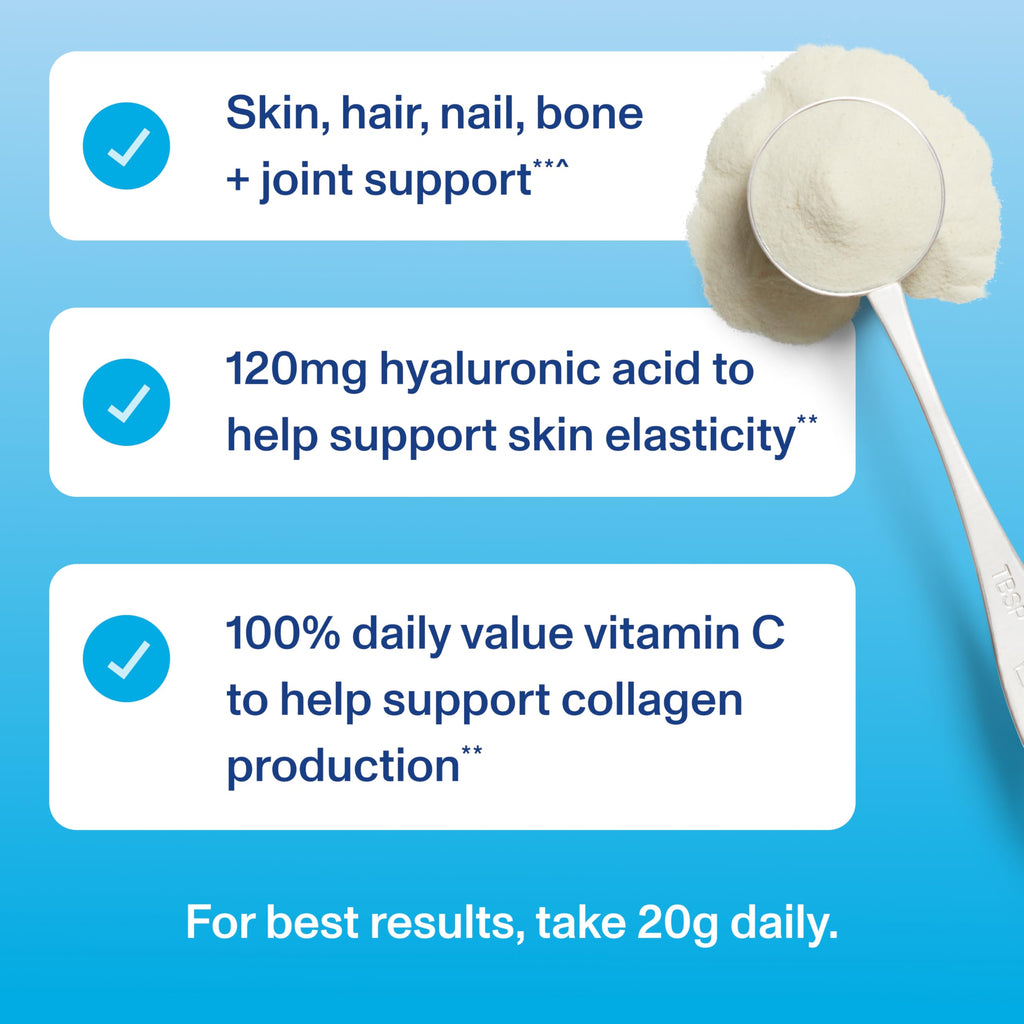 Vital Proteins Collagen Peptides Powder – Unflavored 9.33oz Bundle (2 Pack) | Hair, Skin, Nails & Joints