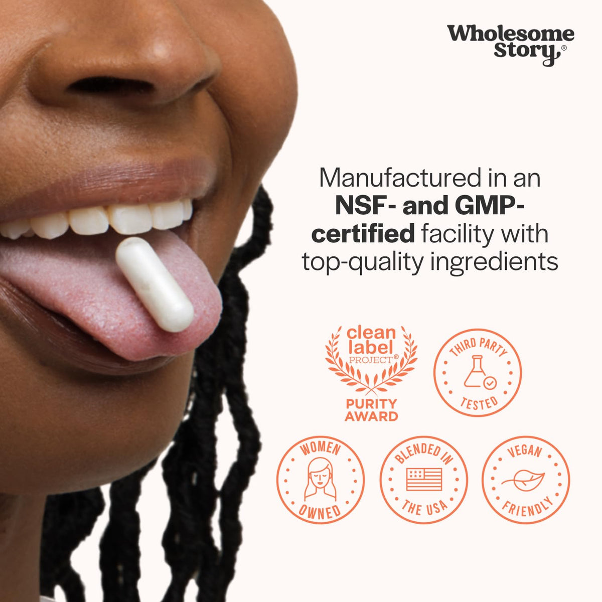 Wholesome Story Myo-Inositol & D-Chiro Inositol - 40:1 Ratio, Hormonal Balance, Ovarian Health | 90 Servings